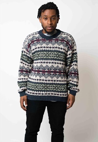 VINTAGE PATTERNED JUMPER