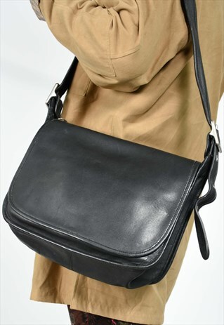 BEAUTIFUL BLACK CROSS BODY COACH MESSENGER BAG