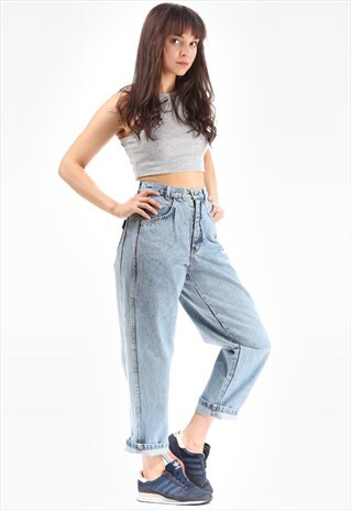VINTAGE MOM HIGH WAIST DENIM JEANS