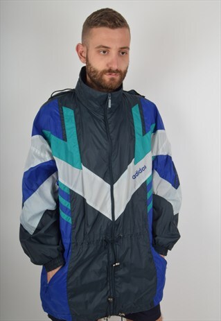 VINTAGE ADIDAS JACKET/ WINDBREAKER SIZE XL (817)