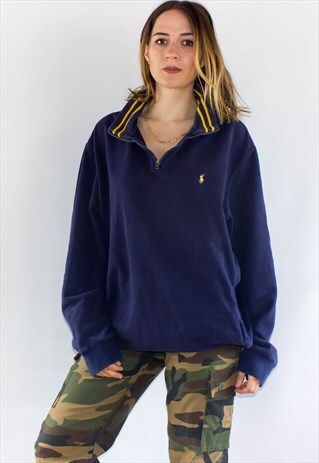 RARE VINTAGE RALPH LAUREN LOGO SWEATER
