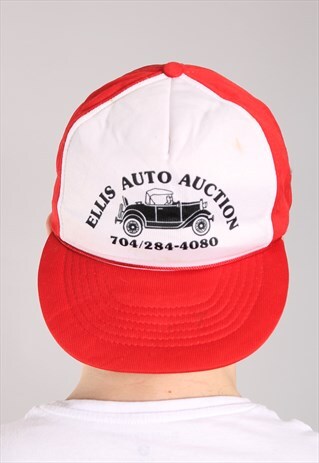 VINTAGE USA TRUCKER CAP HAT
