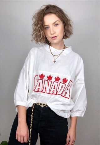 80S VINTAGE CANADA TOP