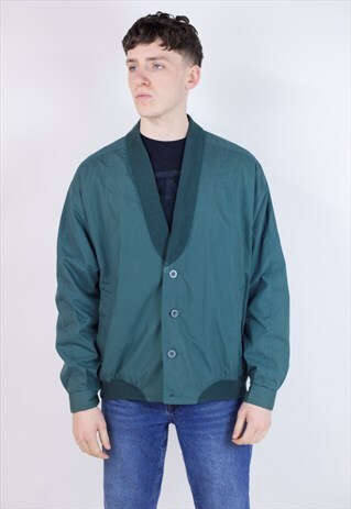 VINTAGE 90S GREEN CARDIGAN