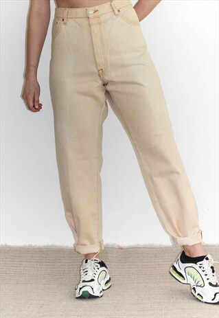 VINTAGE 90'S BEIGE 501 LEVI'S