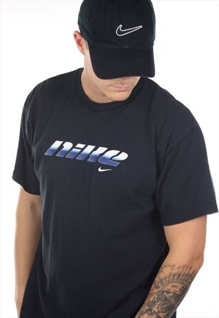 VINTAGE 90S NIKE GRAPHIC SPELL OUT T SHIRT TEE