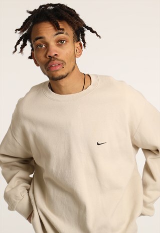 VINTAGE NIKE EMBROIDERED LOGO SWEATSHIRT