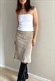 VINTAGE SUEDE LEATHER SKIRT