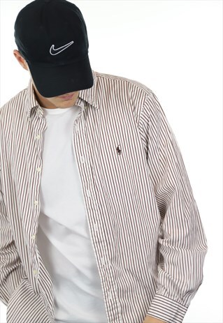 VINTAGE RALPH LAUREN SMALL LOGO STRIPED SHIRT