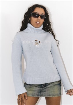 Vintage 90s Cartoon Turtleneck Disney Jumper 