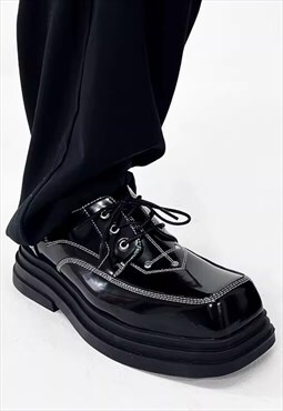 Men's Premium Square Toe Derby shoes S VOL.3