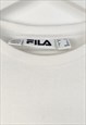 VINTAGE RARE FILA SWEATSHIRT Y2K IN WHITE L