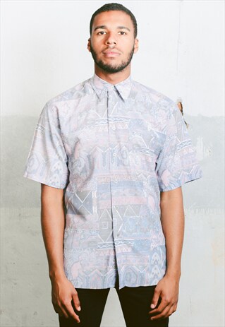 VINTAGE ABSTRACT PATTERN SHIRT