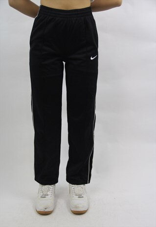 VINTAGE NIKE BLACK 90'S TRACKSUIT BOTTOMS