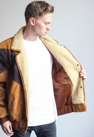 VINTAGE AZTEC FESTIVAL SHERPA JACKET