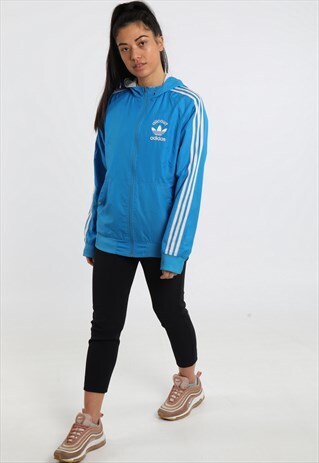90S ADIDAS REVERSIBLE LIGHWEIGHT JACKET