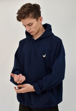G&G UNISEX NAVY GOOSE HOOD