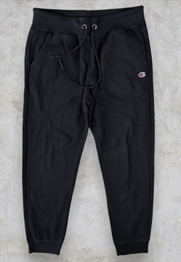 Champion Black Joggers Sweatpants Men's Medium