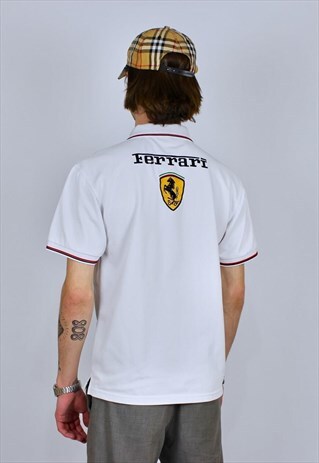 FERRARI POLO SHIRT MEN RARE