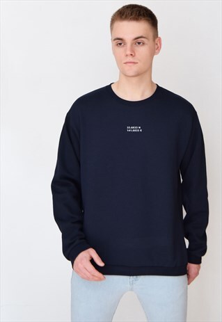 NAVY COORDINATES SWEATSHIRT