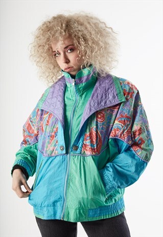 80S VINTAGE DOUBLE NECK BOMBER JACKET