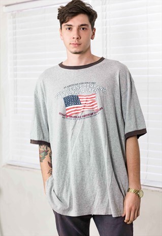 VINTAGE RALPH LAUREN T-SHIRT LOGO 90S XXL 9.3
