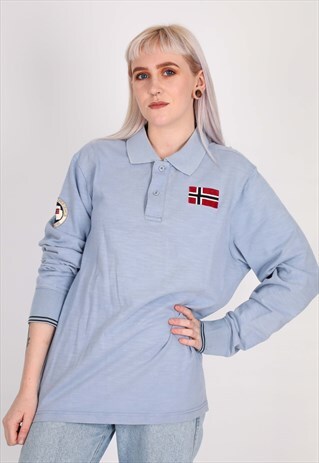 VINTAGE NAPAPIJRI POLO SWEATSHIRT NT114