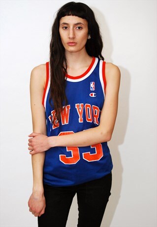 PATRICK EWING JERSEY (S) VINTAGE 90S NEW YORK KNICKS SHIRT