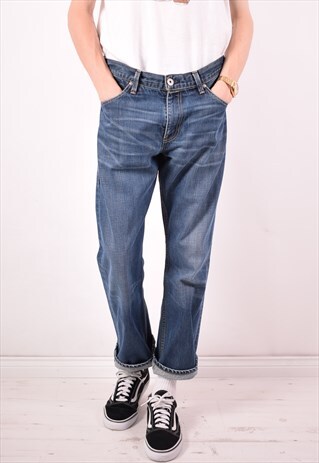 LEVI'S MENS VINTAGE JEANS W34 L29 BLUE 90S
