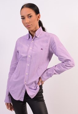 Vintage Burberry Shirt Purple