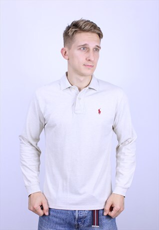 VINTAGE MENS POLO RALPH LAUREN JUMPER LONG SLEEVE