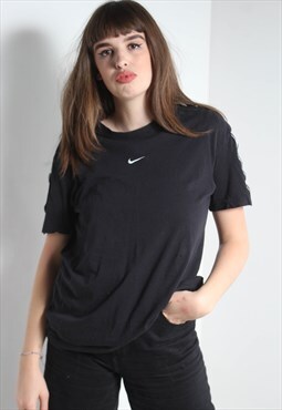 Vintage Nike Centre Swoosh T-Shirt Black