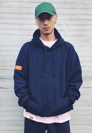 FMC PREMIUM HEAVYWEIGHT OVERSIZED HOODIE NAVY BLUE