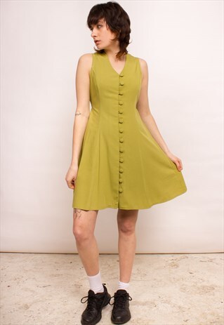 VINTAGE BUTTON-UP DRESS