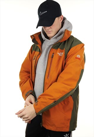 VINTAGE THE NORTH FACE GORE-TEX SUMMIT SERIES JACKET ORANGE