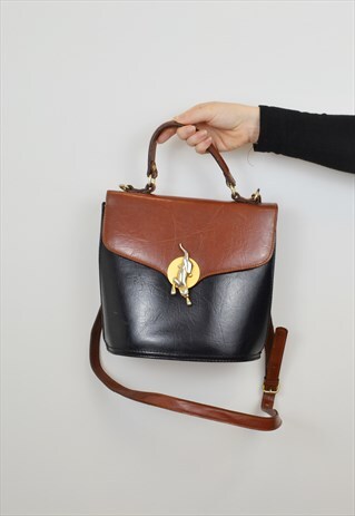TWO TONE SHOULDER BAG