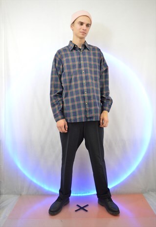 VINTAGE CHECKERED MULTICOLOUR SHIRT