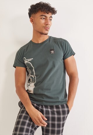 VINTAGE ADIDAS T-SHIRT DARK GREEN