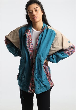 90S NIKE LIGHTWEIGHT PAISLEY PANEL JACKET