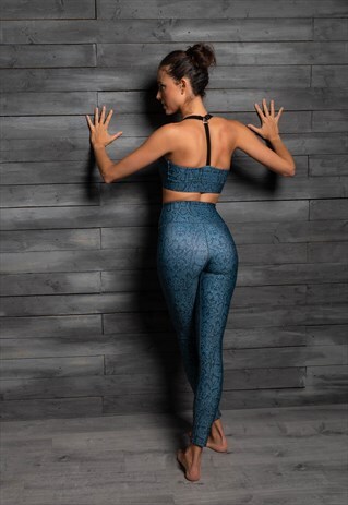 ANIMAL PRINT YOGA LEGGING, ASTRAIE