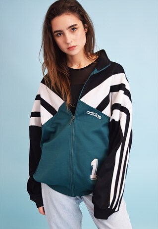 80'S RETRO ADIDAS SPORTS TRACKSUIT JACKET TOP