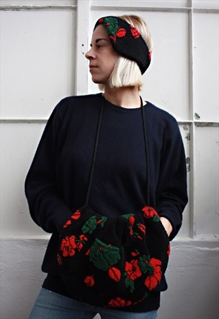 VINTAGE 90' AMAZING COOL FLEECE HAND AND EARS WARMER