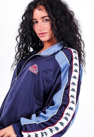 VINTAGE RARE KAPPA LOGO TAPED JACKET AWJ11