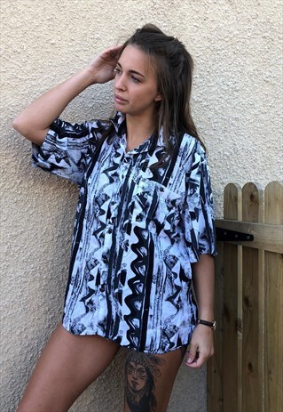OVERSIZED RETRO 90S 80S VINTAGE UNISEX FESTIVAL SHIRT