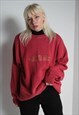 Vintage The Sweater Shop Oversize Jumper Red
