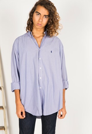VINTAGE 80S POLO RALPH LAUREN SHIRT / R0510