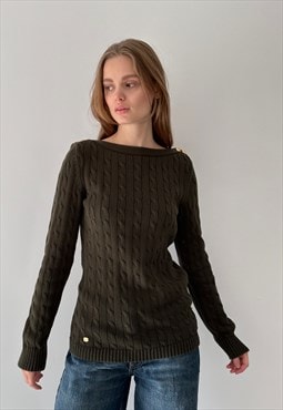 Ralph Lauren Double Knit Jumper Sweater