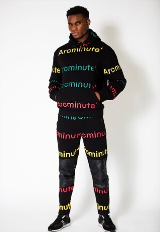 TRACKSUIT SET WITH ALL OVER BRANDING
