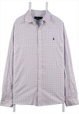 Vintage 90's Ralph Lauren Shirt Check Button Up Long Sleeve