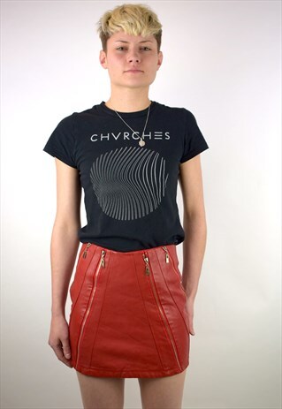 VINTAGE 90'S PU MINI SKIRT